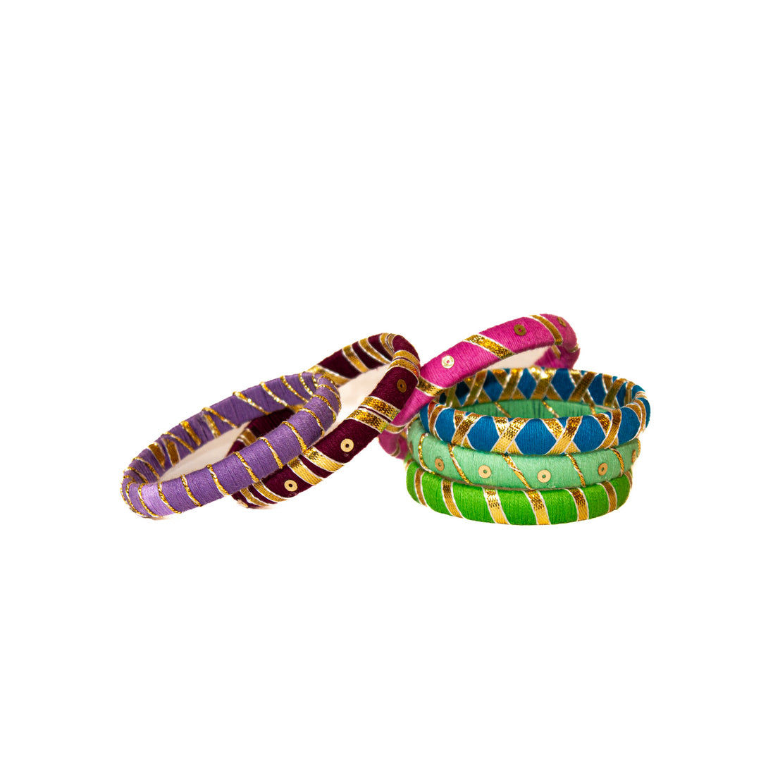 Multi Color Gotta bangles