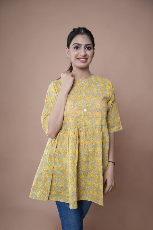 Yellow Jhaal Bella Top