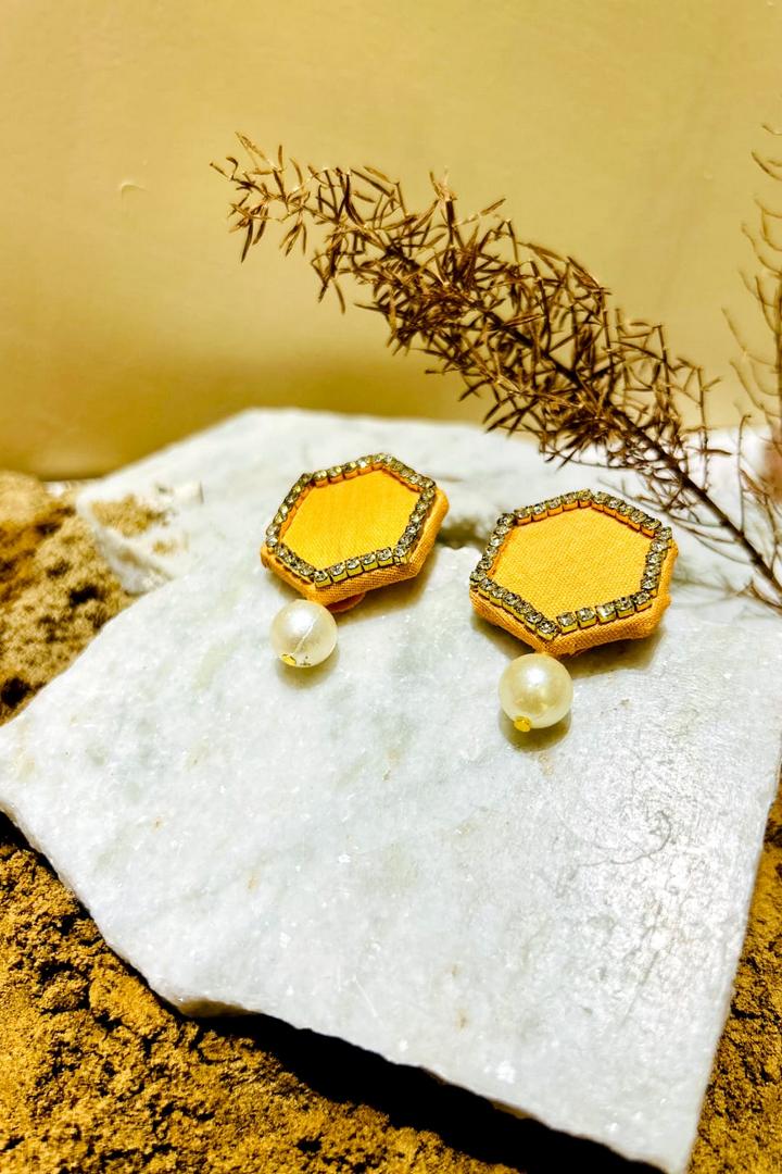 Yellow Stone Earrings