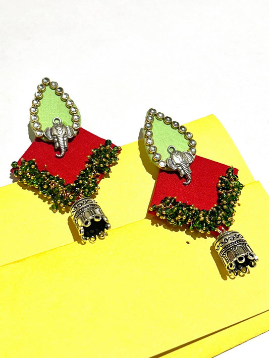 Ganesha Jhumka Earrings